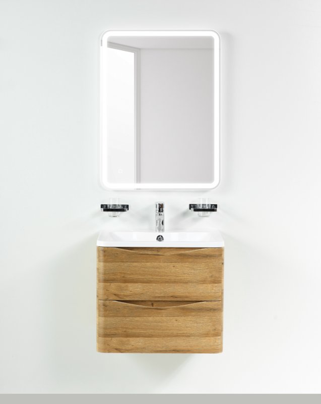 Тумба с раковиной подвесная BelBagno ACQUA 70 Rovere Rustico, раковина белая Тумба с раковиной подвесная BelBagno ACQUA 70 Rovere Rustico, раковина белая