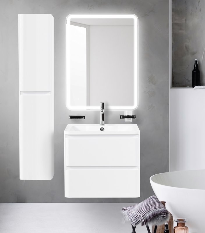 Тумба с раковиной подвесная BelBagno ALBANO 70 Pino Scania, раковина белая Тумба с раковиной подвесная BelBagno ALBANO 70 Pino Scania, раковина белая
