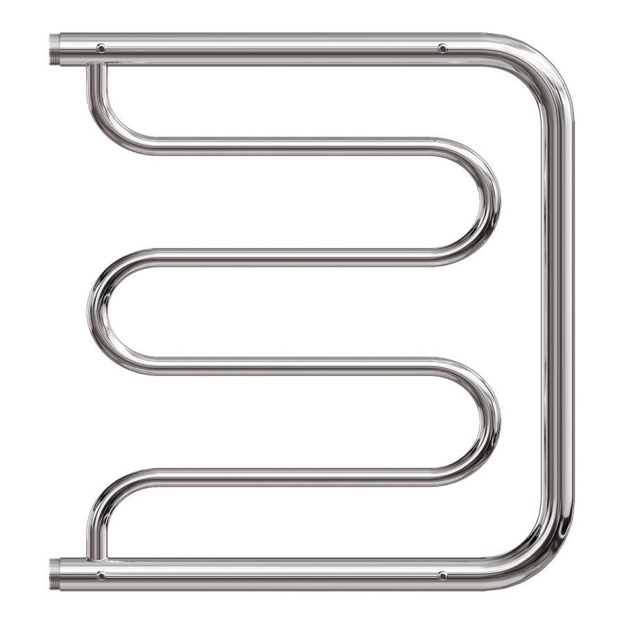 Полотенцесушитель водяной Point PN25556P 500x600 Фокстрот с полкой, хром Полотенцесушитель водяной Point PN25556P 500x600 Фокстрот с полкой, хром