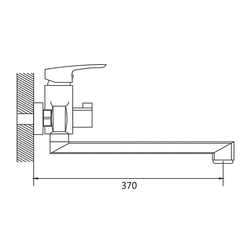 Смеситель для ванны Shevanik S85 S8522 Смеситель для ванны Shevanik S85 S8522