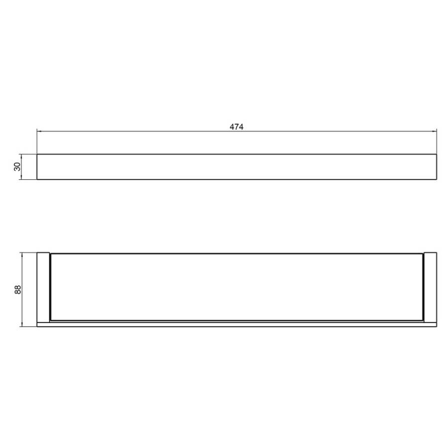 Полка в ванную стеклянная Timo Petruma 15272/17 золото матовое Полка в ванную стеклянная Timo Petruma 15272/17 золото матовое