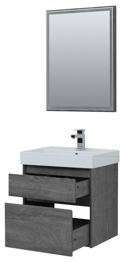 Мебель для ванной Aquanet Nova Lite 60 дуб рошелье (2 ящика) Мебель для ванной Aquanet Nova Lite 60 дуб рошелье (2 ящика)
