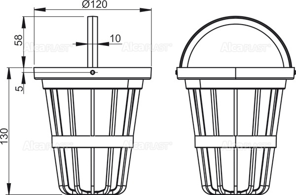 Корзина - серая Корзина - серая