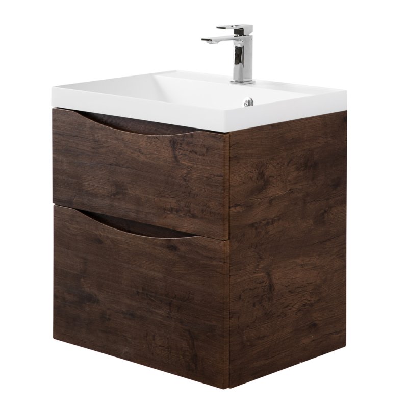 Тумба с раковиной подвесная BelBagno MARINO-H60 70 Rovere Nature, раковина белая Тумба с раковиной подвесная BelBagno MARINO-H60 70 Rovere Nature, раковина белая