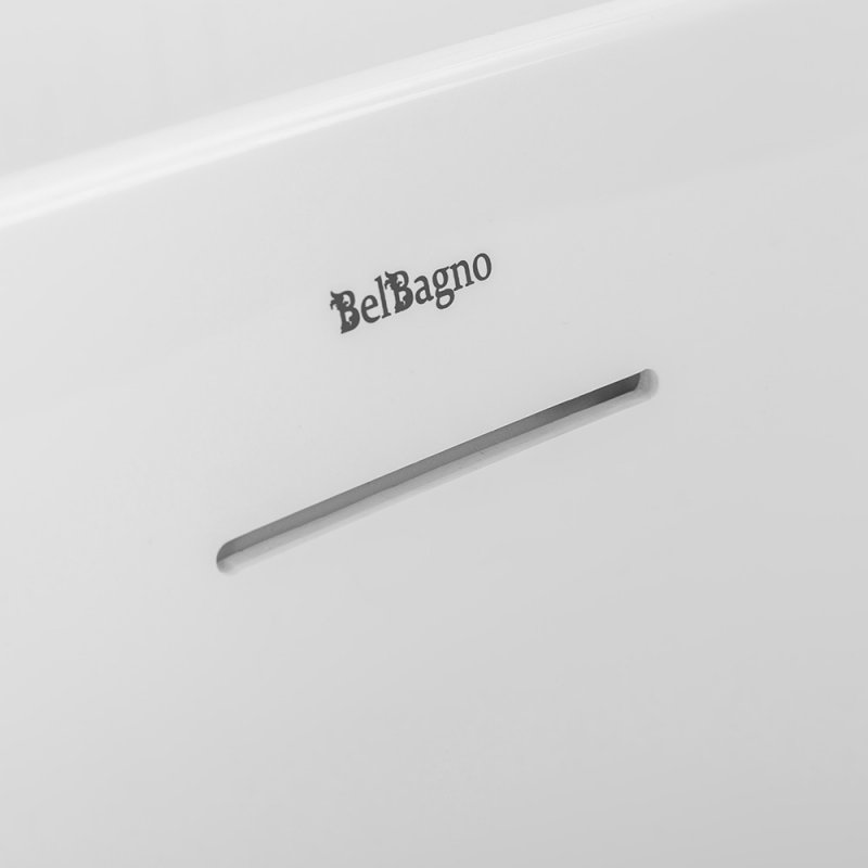 Акриловая ванна BELBAGNO BB412-1700-800-MATT, пристенная, белая матовая Акриловая ванна BELBAGNO BB412-1700-800-MATT, пристенная, белая матовая