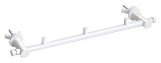 Держатель с крючками на радиатор, белый