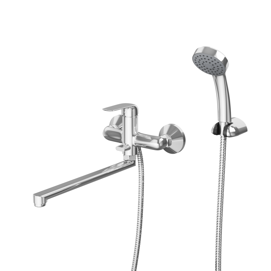 Смеситель для ванны с длинным поворотным изливом RUSH Fiji (FI1835-51) Смеситель для ванны с длинным поворотным изливом RUSH Fiji (FI1835-51)