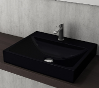 Раковина Scala Arch накл., 600*480, 1 отв. смес.,черный 1077-005-0126, шт