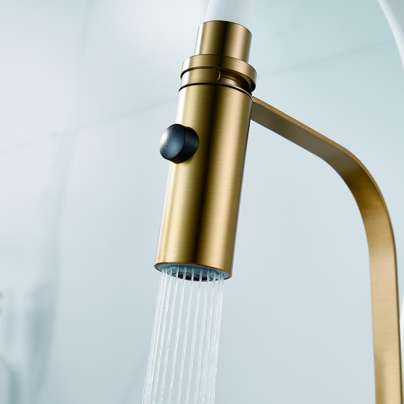 Смеситель для кухни с гибким изливом Shevanik S943 S943G-1 Смеситель для кухни с гибким изливом Shevanik S943 S943G-1