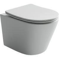 Подвесной унитаз Balearica Rimless (цвет Белый Матовый) 