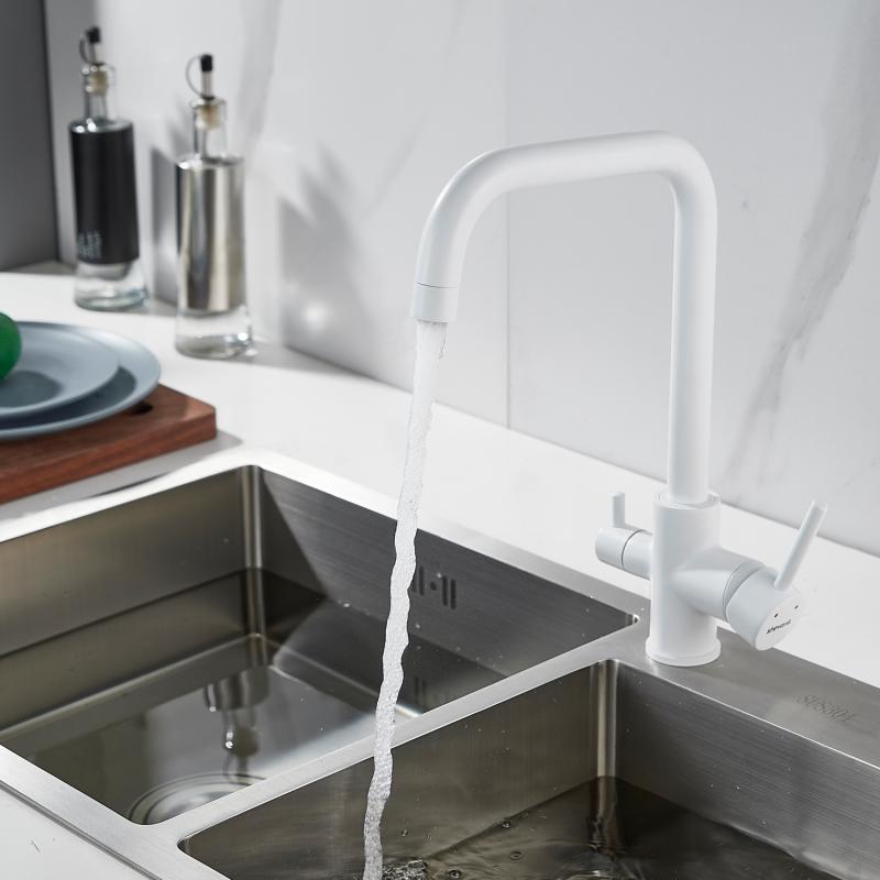 Смеситель для кухни со встроенным фильтром (краном) под питьевую воду Shevanik S228 S228C Смеситель для кухни со встроенным фильтром (краном) под питьевую воду Shevanik S228 S228C