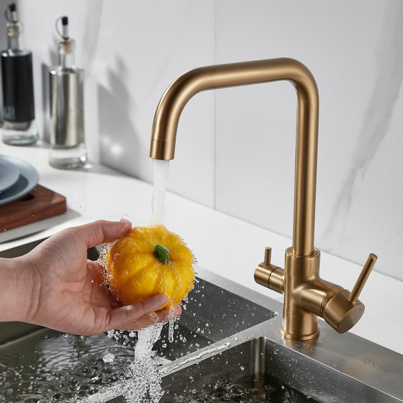 Смеситель для кухни со встроенным фильтром (краном) под питьевую воду Shevanik S228 S228G Смеситель для кухни со встроенным фильтром (краном) под питьевую воду Shevanik S228 S228G