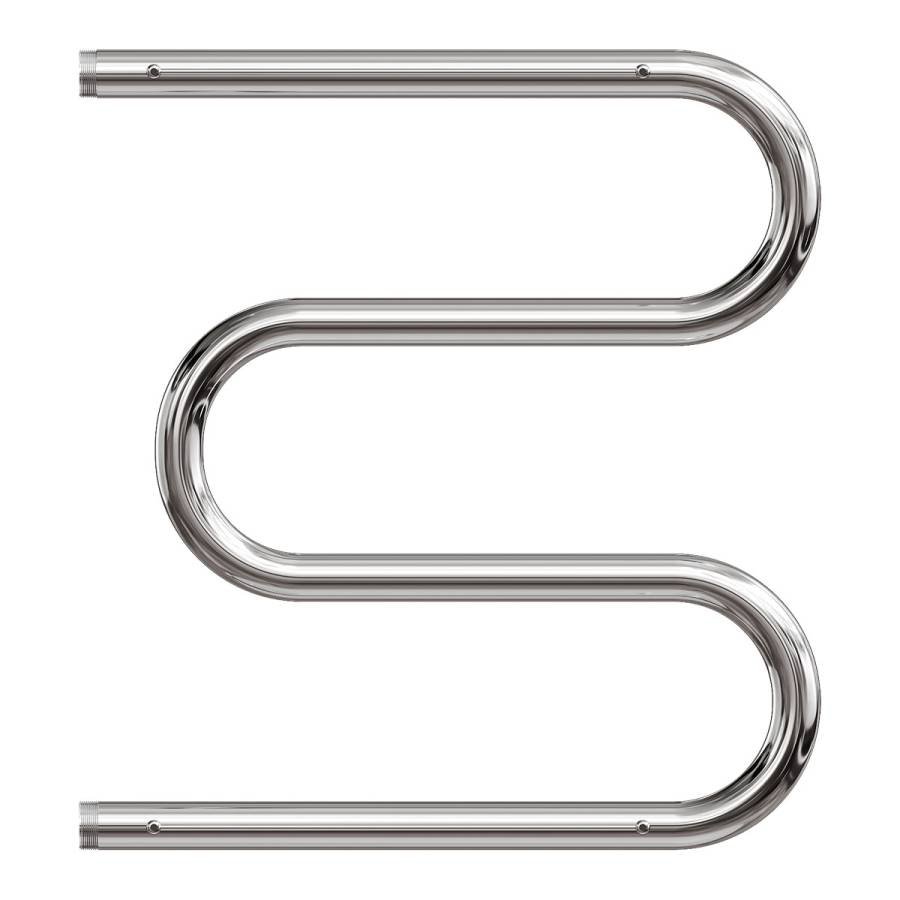 Полотенцесушитель водяной Point PN38557P 500x700 М-образный (1") с полкой, хром Полотенцесушитель водяной Point PN38557P 500x700 М-образный (1") с полкой, хром