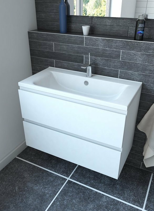 Комплект мебели Bali 900х450 подвесной 2 ящика (ШхГхВ) 898х446х607 Комплект мебели Bali 900х450 подвесной 2 ящика (ШхГхВ) 898х446х607