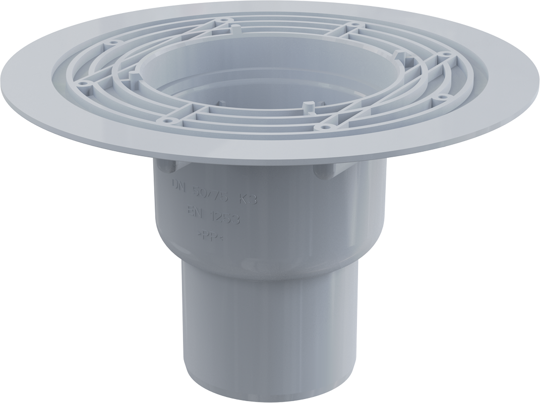 Корпус сливного трапа DN50/70 мм прямой Корпус сливного трапа DN50/70 мм прямой