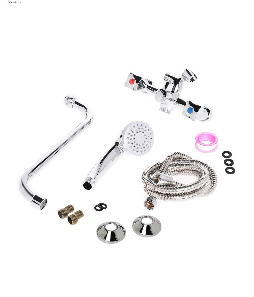 Смеситель для ванны/душа Agger Retro-S A1822200 с душевым набором Смеситель для ванны/душа Agger Retro-S A1822200 с душевым набором