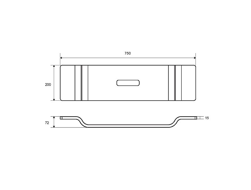 Полка на ванну EXCELLENT ZEN прозрачная Полка на ванну EXCELLENT ZEN прозрачная