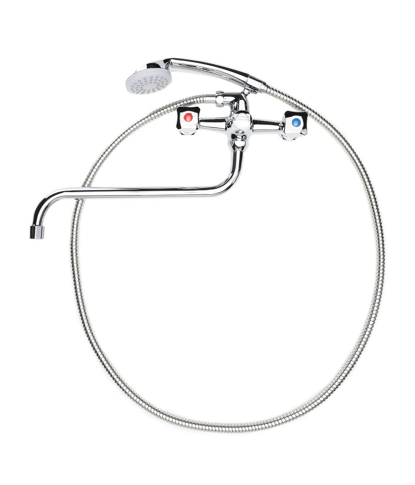 Смеситель для ванны/душа Agger Retro-S A1822200 с душевым набором Смеситель для ванны/душа Agger Retro-S A1822200 с душевым набором