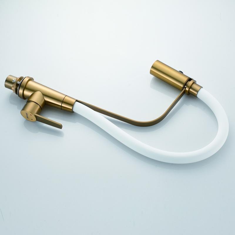 Смеситель для кухни с гибким изливом Shevanik S943 S943G-1 Смеситель для кухни с гибким изливом Shevanik S943 S943G-1