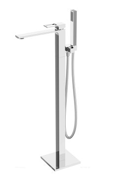 LUCE Напольный смеситель для ванны, хром LUC-FMT-CRM