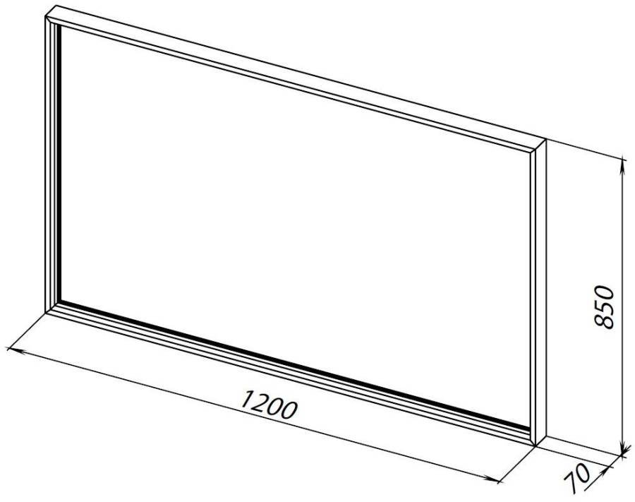 Зеркало Allen Brau Liberty 120 1.330017.BB черный браш Зеркало Allen Brau Liberty 120 1.330017.BB черный браш