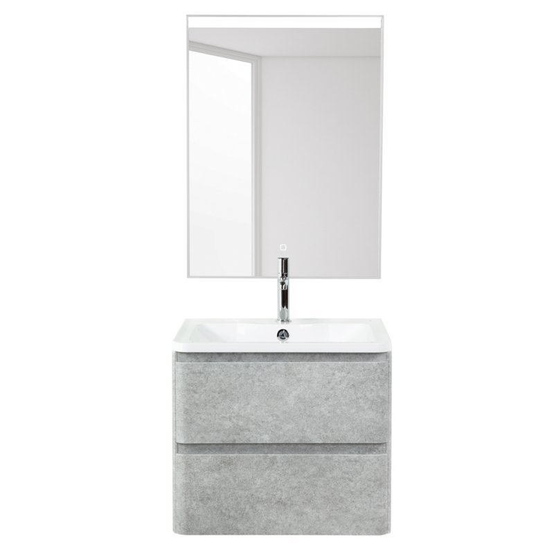 Тумба с раковиной подвесная BelBagno ALBANO 60 Rovere Rustico, раковина белая Тумба с раковиной подвесная BelBagno ALBANO 60 Rovere Rustico, раковина белая