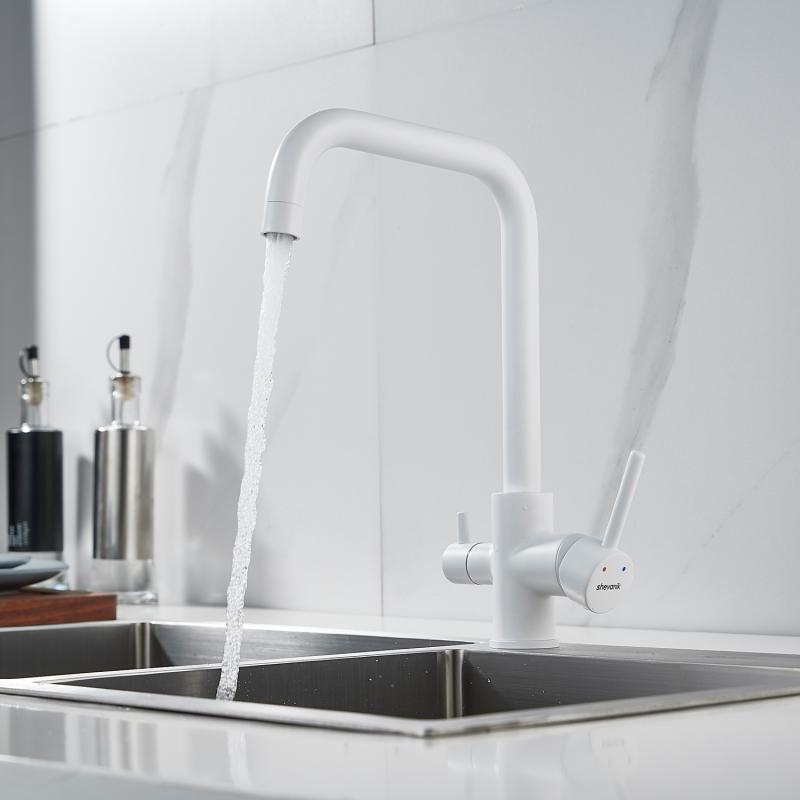 Смеситель для кухни со встроенным фильтром (краном) под питьевую воду Shevanik S228 S228C Смеситель для кухни со встроенным фильтром (краном) под питьевую воду Shevanik S228 S228C