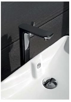 TESORO-F-LC-01-W0 Смеситель для накладных раковин, без донного клапана