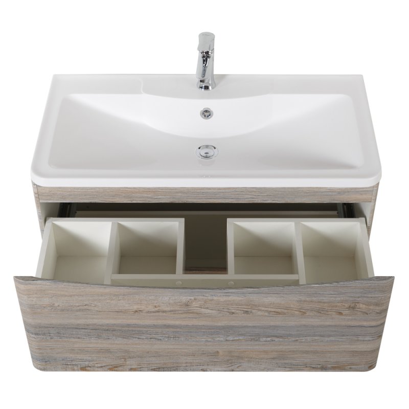 Тумба с раковиной напольная  BelBagno ACQUA 90 Bianco Lucido, раковина белая Тумба с раковиной напольная  BelBagno ACQUA 90 Bianco Lucido, раковина белая