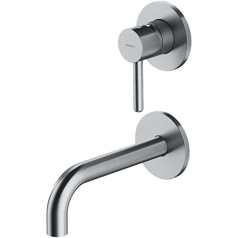 Смеситель для умывальника скрытого монтажа OMNIRES Y Y1215NNI (никель) Смеситель для умывальника скрытого монтажа OMNIRES Y Y1215NNI (никель)