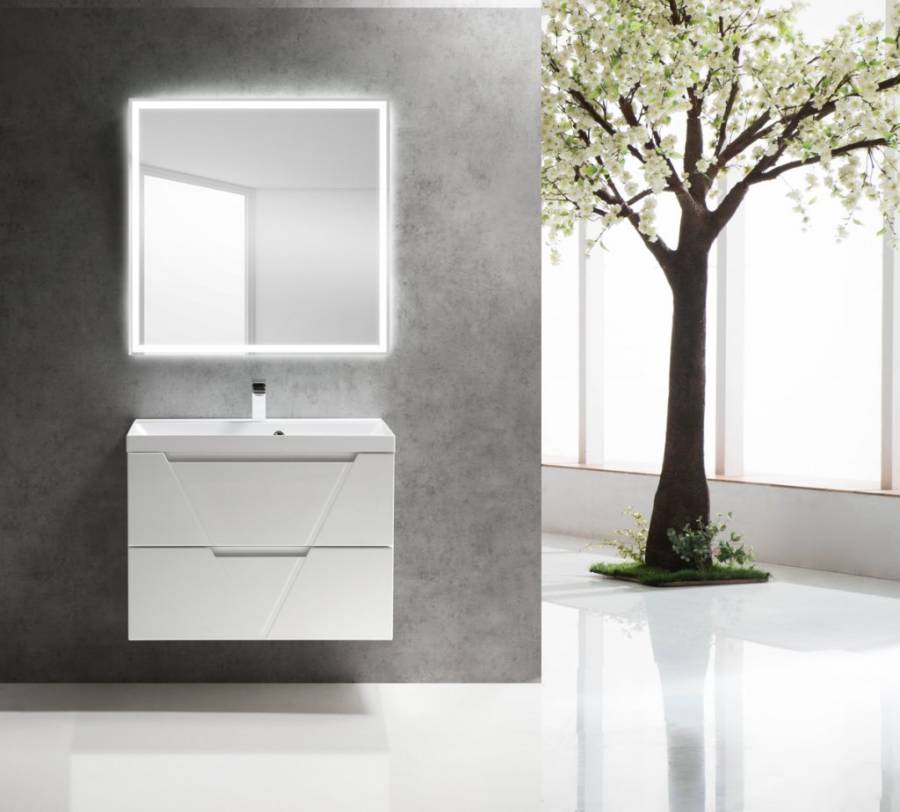 Тумба с раковиной подвесная BelBagno VITTORIA 70 Pino, раковина белая Тумба с раковиной подвесная BelBagno VITTORIA 70 Pino, раковина белая