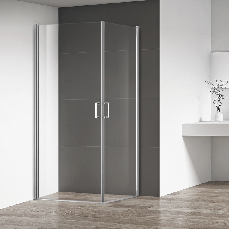 Душевой уголок RGW Leipzig LE-30 80x80 профиль Хром стекло прозрачное Душевой уголок RGW Leipzig LE-30 80x80 профиль Хром стекло прозрачное