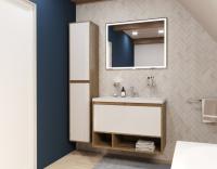 Тумба подвесная под умывальник Monaсo Wood 900х480 1 ящик (ШхГхВ) 898х476х607