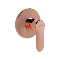Встроенный смеситель Root Round для душа, медь