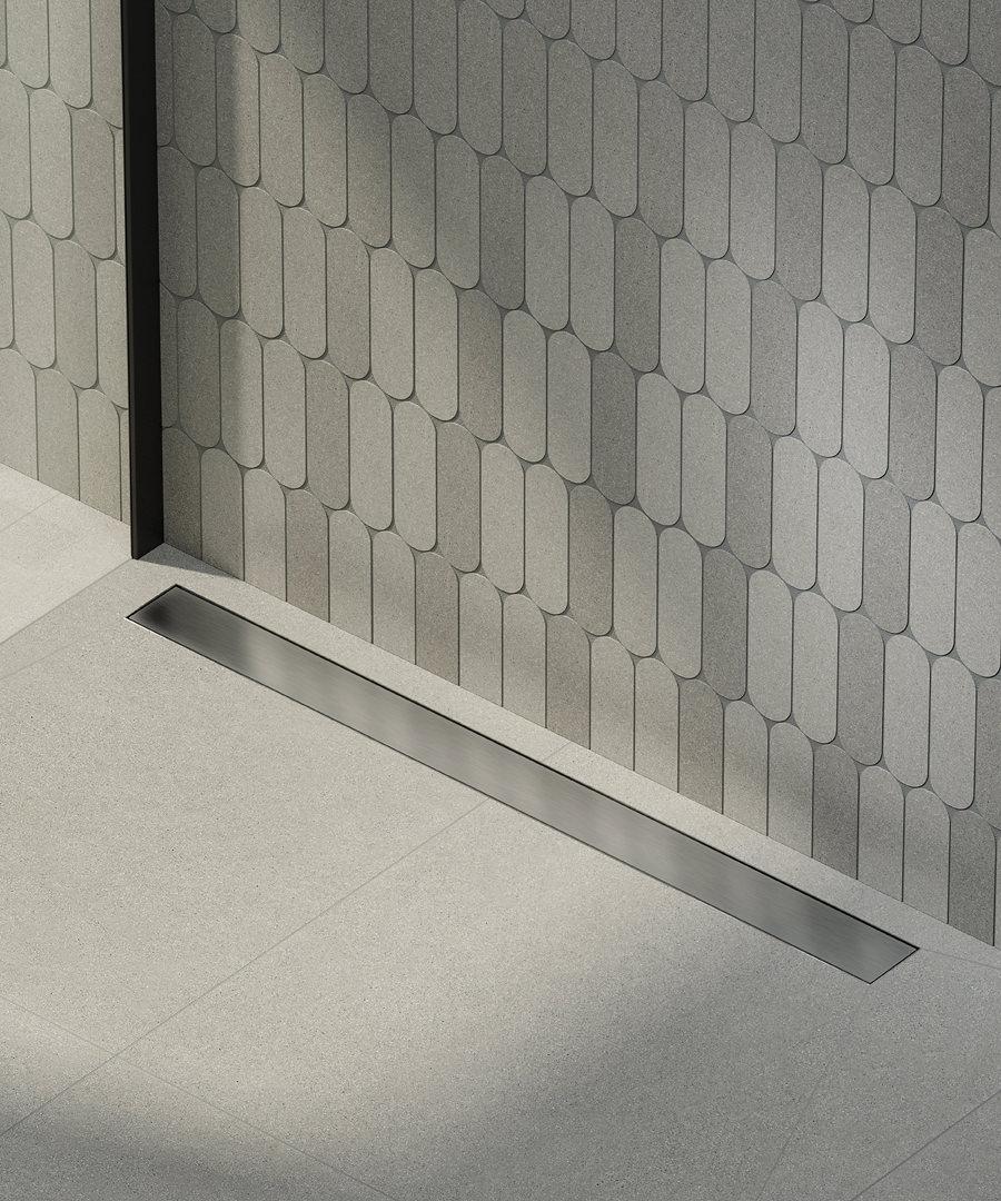 Душевой лоток double из нержавеющей стали, 85 см Душевой лоток double из нержавеющей стали, 85 см