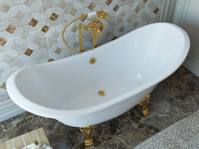 Ножки для ванны Скарлетт каменные.золото ФР-00001315, шт Ножки для ванны Скарлетт каменные.золото ФР-00001315, шт