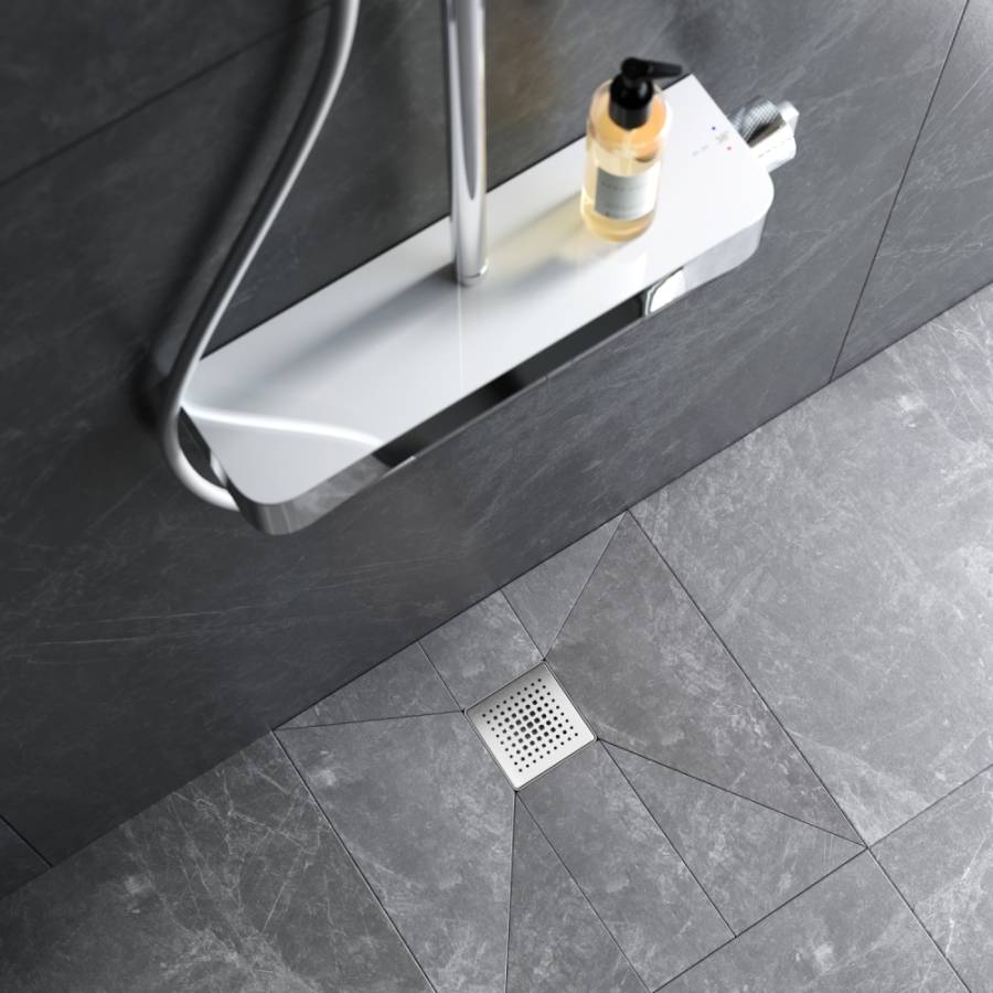 W02BD-P11-010-01SB PrimeFlow Трап для душа точечный мокрый затвор Cut Gradient 10см цвет сталь мат W02BD-P11-010-01SB PrimeFlow Трап для душа точечный мокрый затвор Cut Gradient 10см цвет сталь мат