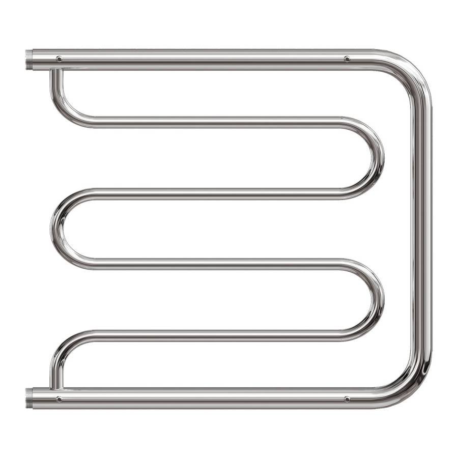 Полотенцесушитель водяной Point PN25666P 600x600 Фокстрот с полкой, хром Полотенцесушитель водяной Point PN25666P 600x600 Фокстрот с полкой, хром