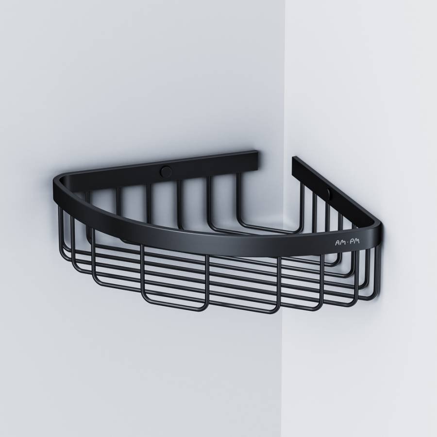 A7452122 Sense L Корзина для душа угловая, черный A7452122 Sense L Корзина для душа угловая, черный