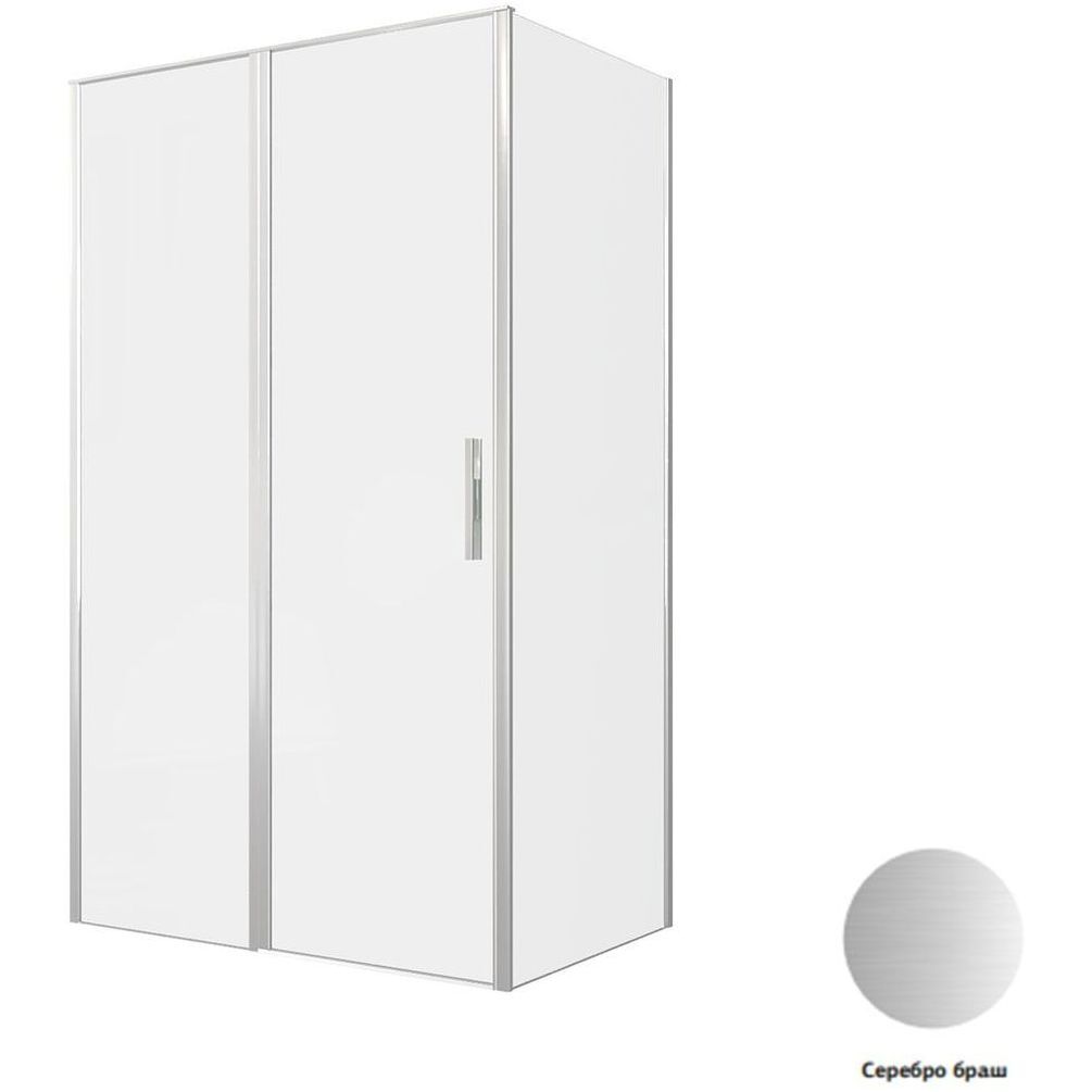 Душевой уголок Allen Brau Priority 120x80 3.31032.BA + 3.31041.BA серебро браш Душевой уголок Allen Brau Priority 120x80 3.31032.BA + 3.31041.BA серебро браш
