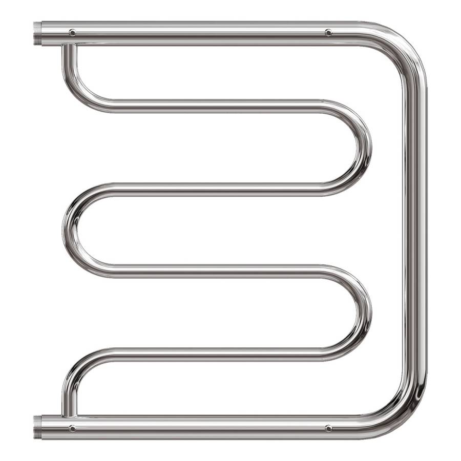 Полотенцесушитель водяной Point PN25555P 500x500 Фокстрот с полкой, хром Полотенцесушитель водяной Point PN25555P 500x500 Фокстрот с полкой, хром