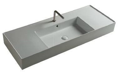 TW13011 Керамическая раковина, чаша в центре 121x46x12,5 