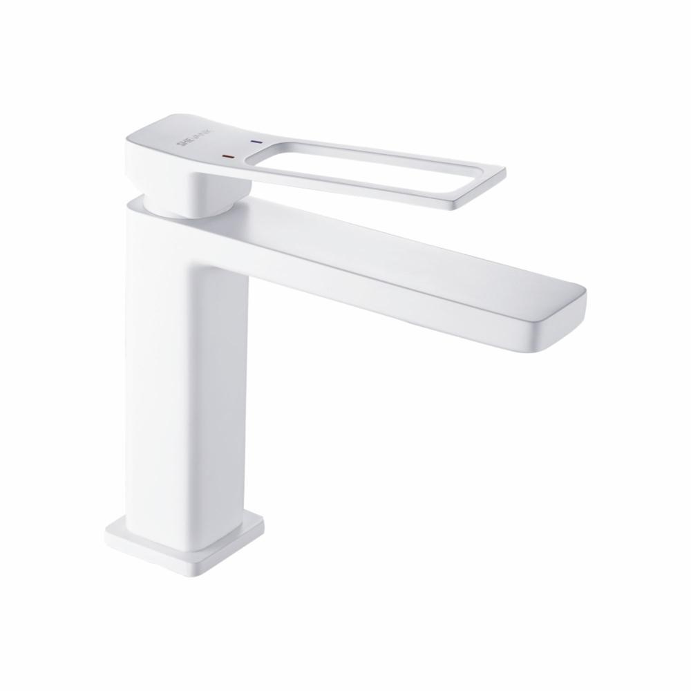 Смеситель для раковины латунь, белый S6901C Смеситель для раковины латунь, белый S6901C