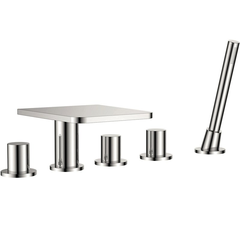 CASCADO-F-BVD5-01 Смеситель на борт ванны с ручным выдвижным душем CASCADO-F-BVD5-01 Смеситель на борт ванны с ручным выдвижным душем