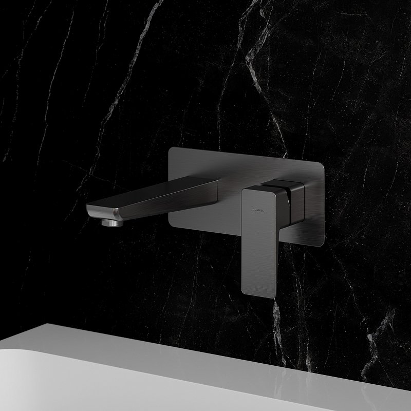 Смеситель для умывальника скрытого монтажа OMNIRES PARMA PM7415_1IN (инокс) Смеситель для умывальника скрытого монтажа OMNIRES PARMA PM7415_1IN (инокс)