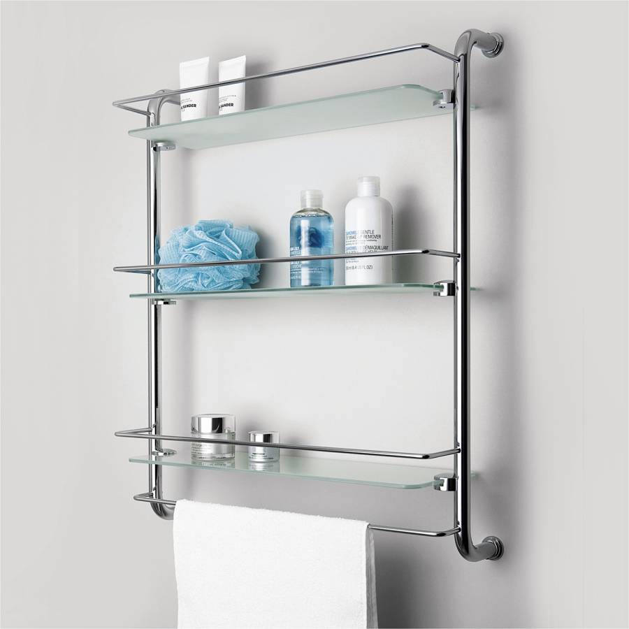 K-2033 Полка стеклянная тройная K-2033 Полка стеклянная тройная