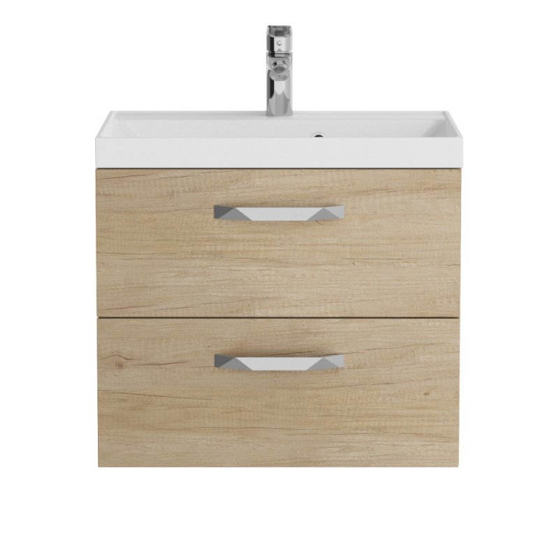 Тумба с раковиной подвесная  BelBagno AURORA 70 Rovere Nebrasca Nature, раковина белая Тумба с раковиной подвесная  BelBagno AURORA 70 Rovere Nebrasca Nature, раковина белая