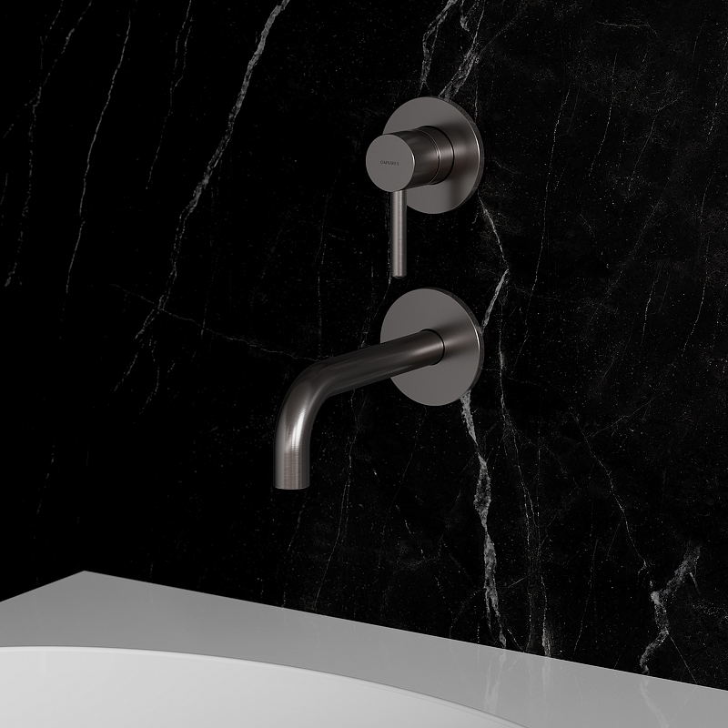 Смеситель для умывальника скрытого монтажа OMNIRES Y Y1215NNI (никель) Смеситель для умывальника скрытого монтажа OMNIRES Y Y1215NNI (никель)