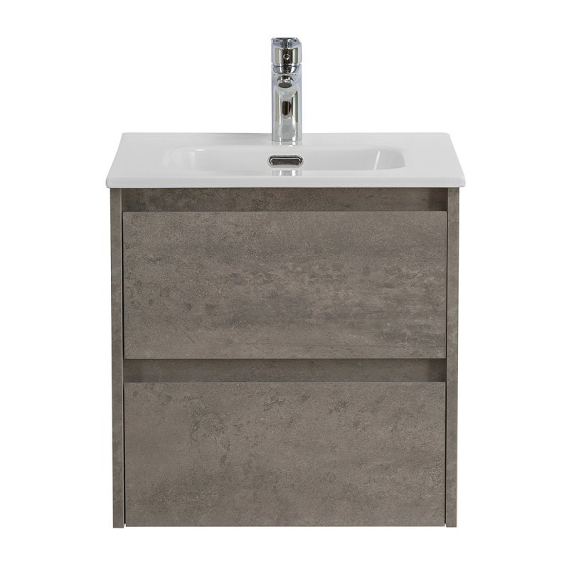 Тумба с раковиной подвесная BelBagno KRAFT 50 Rovere Tabacco, раковина белая Тумба с раковиной подвесная BelBagno KRAFT 50 Rovere Tabacco, раковина белая
