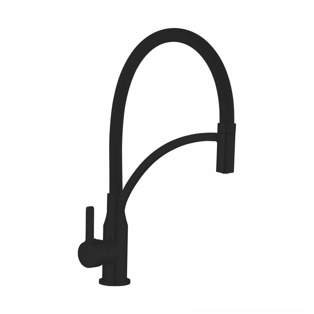 Смеситель для кухни латунь, черный S643H-3 Смеситель для кухни латунь, черный S643H-3